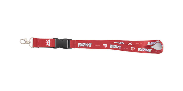 RADIANT RED LANYARD